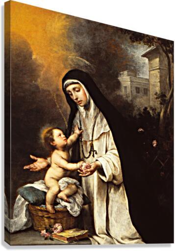 Canvas Print - St. Rose of Lima by Museum Art - Trinity Stores