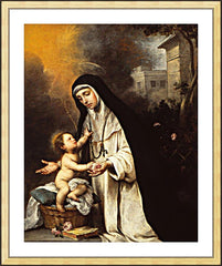 Wall Frame Gold - St. Rose of Lima by Museum Art
