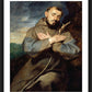 Wall Frame Black, Matted - St. Francis of Assisi by Museum Art