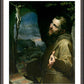 Wall Frame Espresso, Matted - St. Francis of Assisi by Museum Art