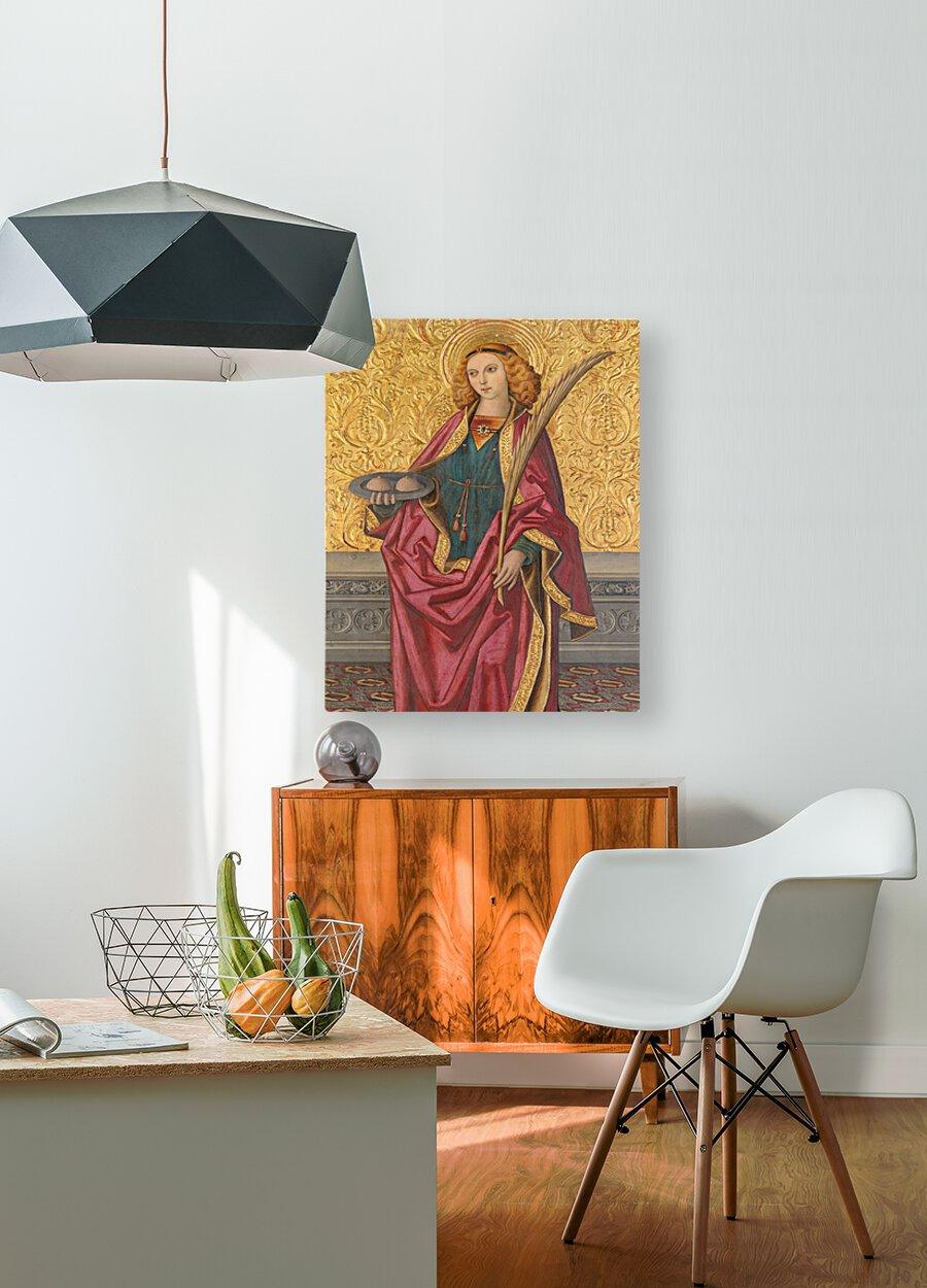 Metal Print - St. Agatha by Museum Art - Trinity Stores