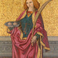 Wall Frame Gold, Matted - St. Agatha by Museum Art