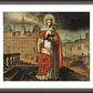 Wall Frame Espresso, Matted - St. Genevieve by Museum Art - Trinity Stores