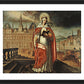 Wall Frame Black, Matted - St. Genevieve by Museum Art - Trinity Stores