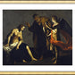Wall Frame Gold, Matted - St. Agatha Attended by St. Peter and Angel in Prison by Museum Art