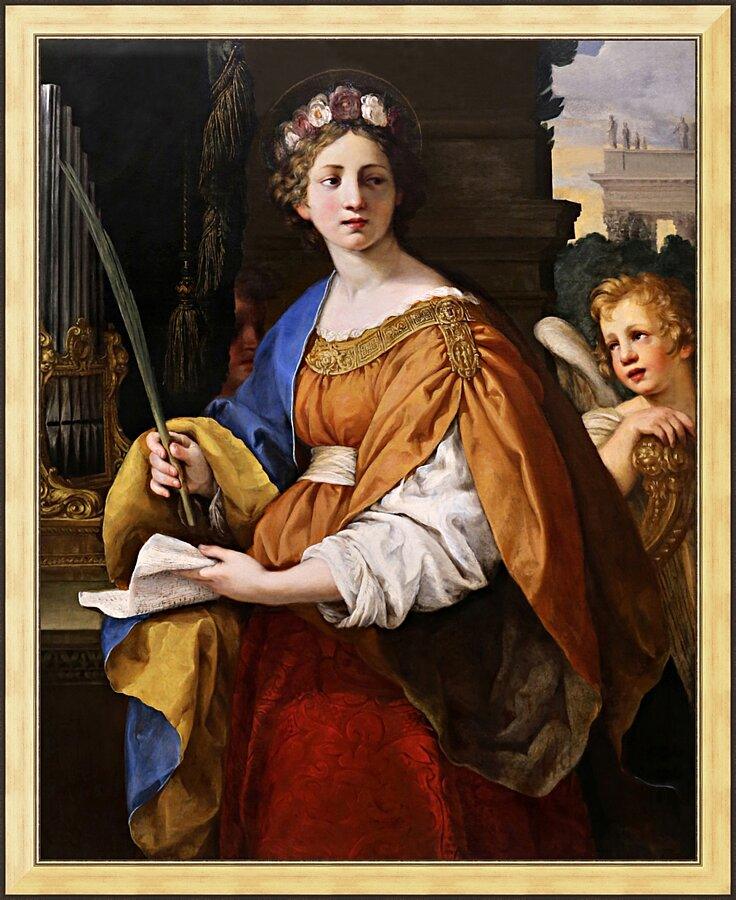 Wall Frame Gold - St. Cecilia by Museum Art