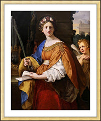 Wall Frame Gold - St. Cecilia by Museum Art