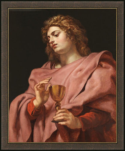 Wall Frame Espresso - St. John the Evangelist by Museum Art - Trinity Stores