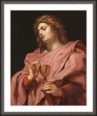Wall Frame Espresso - St. John the Evangelist by Museum Art