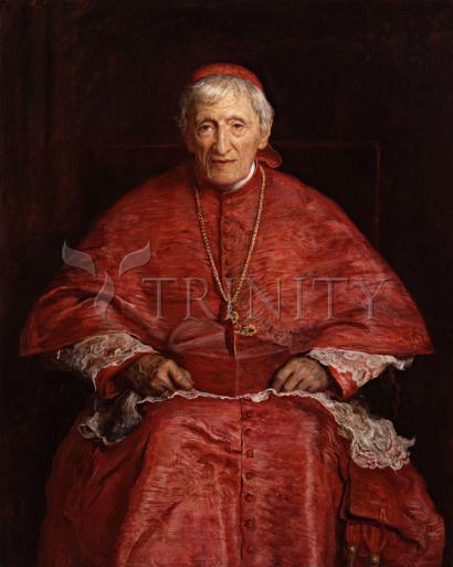 Wall Frame Black, Matted - St. John Henry Newman by Museum Art - Trinity Stores