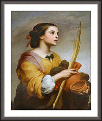 Wall Frame Espresso - St. Justa by Museum Art