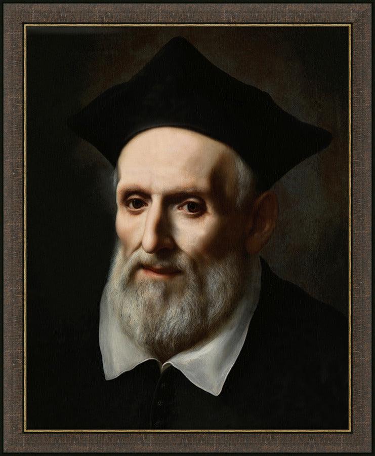 Wall Frame Espresso - St. Philip Neri by Museum Art