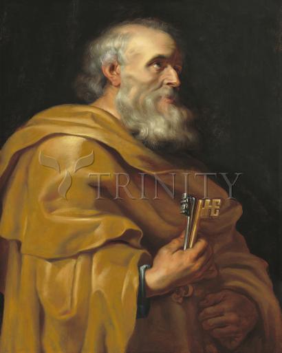 Wall Frame Black, Matted - St. Peter by Museum Art - Trinity Stores