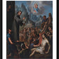 Wall Frame Black, Matted - Miracles of St. Salvador de Horta by Museum Art