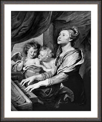 Wall Frame Espresso - St. Cecilia by Museum Art