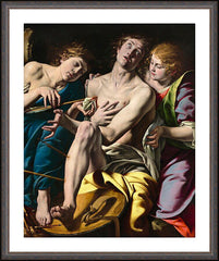 Wall Frame Espresso - St. Sebastian by Museum Art
