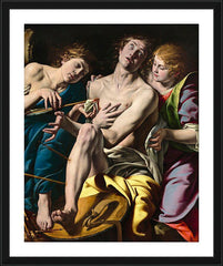 Wall Frame Black - St. Sebastian by Museum Art