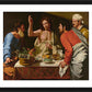 Wall Frame Black, Matted - Supper at Emmaus by Museum Art - Trinity Stores