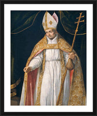Wall Frame Black - St. Thomas of Villanueva by Museum Art