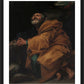 Wall Frame Black, Matted - Tears of St. Peter by Museum Art
