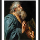 Wall Frame Black, Matted - St. Matthias the Apostle by Museum Art - Trinity Stores