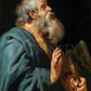 Wall Frame Black, Matted - St. Matthias the Apostle by Museum Art