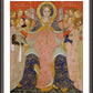 Wall Frame Espresso, Matted - St. Ursula and Her Maidens by Museum Art - Trinity Stores