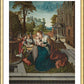 Wall Frame Gold, Matted - Mary and Child with Angels by Museum Art - Trinity Stores