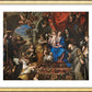 Wall Frame Gold, Matted - Mary and Child Between Theological Virtues and Saints by Museum Art - Trinity Stores