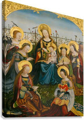 Canvas Print - Mary and Child with Saints by Museum Art