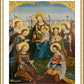 Wall Frame Gold, Matted - Mary and Child with Saints by Museum Art