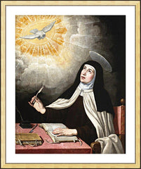 Wall Frame Gold - St. Teresa of Avila by Museum Art