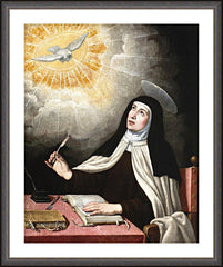 Wall Frame Espresso - St. Teresa of Avila by Museum Art