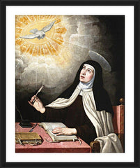 Wall Frame Black - St. Teresa of Avila by Museum Art