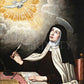 Wall Frame Gold, Matted - St. Teresa of Avila by Museum Art - Trinity Stores