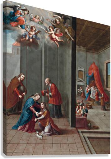 Canvas Print - Visitation and Birth of St. John the Baptist by Museum Art