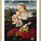 Wall Frame Gold, Matted - Mary and Child by Museum Art