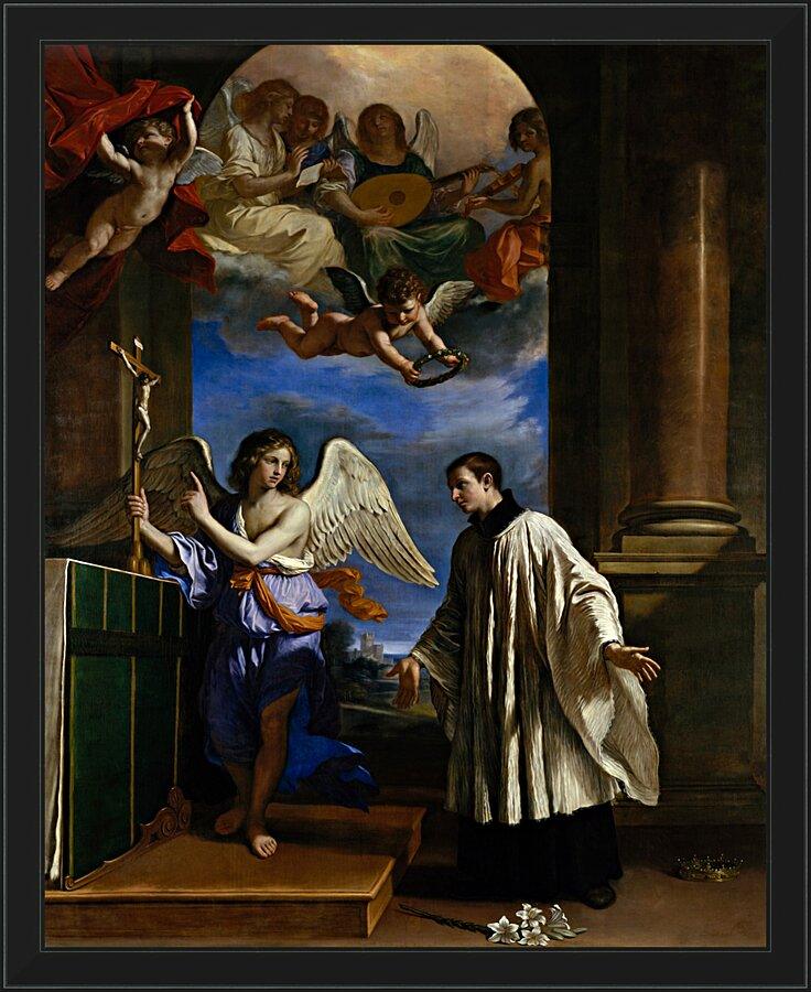 Wall Frame Black - Vocation of St. Aloysius Gonzaga by Museum Art