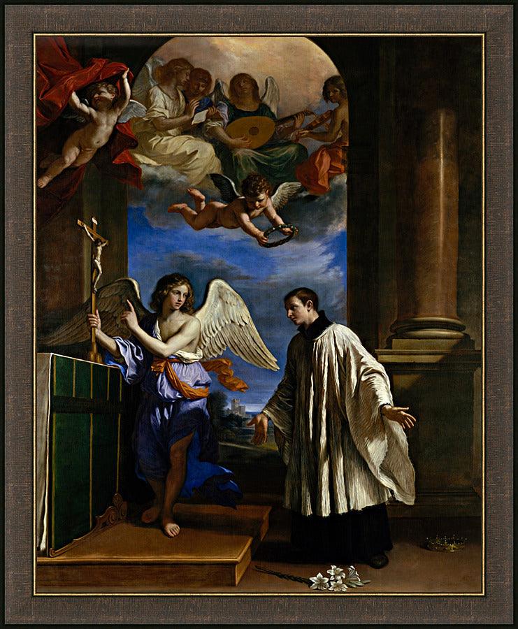 Wall Frame Espresso - Vocation of St. Aloysius Gonzaga by Museum Art