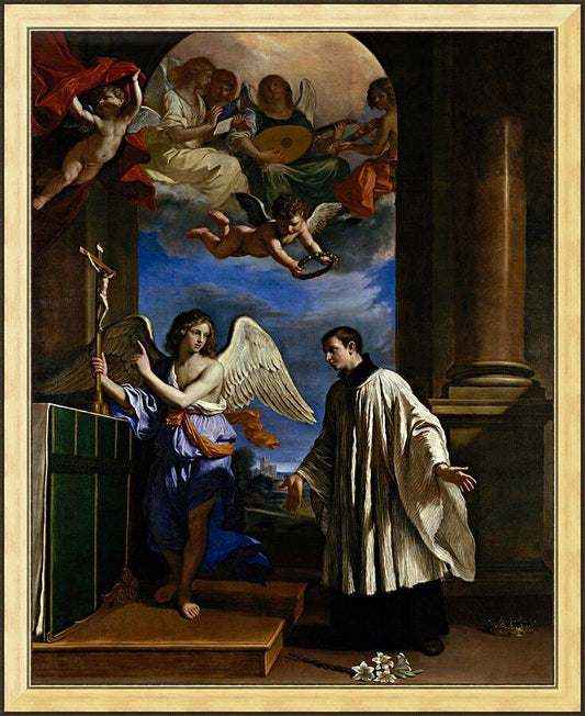 Wall Frame Gold - Vocation of St. Aloysius Gonzaga by Museum Art