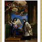 Wall Frame Gold, Matted - Vocation of St. Aloysius Gonzaga by Museum Art