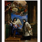 Wall Frame Black, Matted - Vocation of St. Aloysius Gonzaga by Museum Art - Trinity Stores