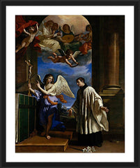 Wall Frame Black - Vocation of St. Aloysius Gonzaga by Museum Art