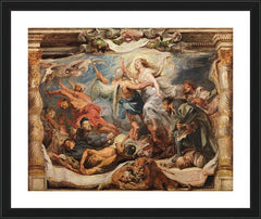 Wall Frame Black - Victory of Truth over Heresy by Museum Art