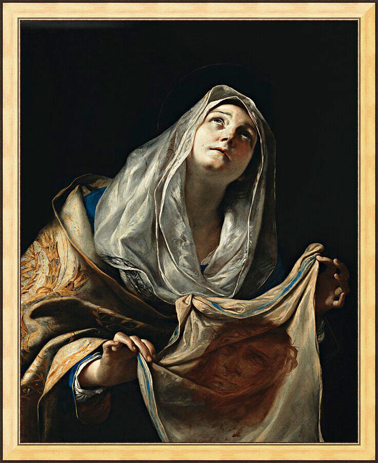 Wall Frame Gold - St. Veronica with Veil by Museum Art