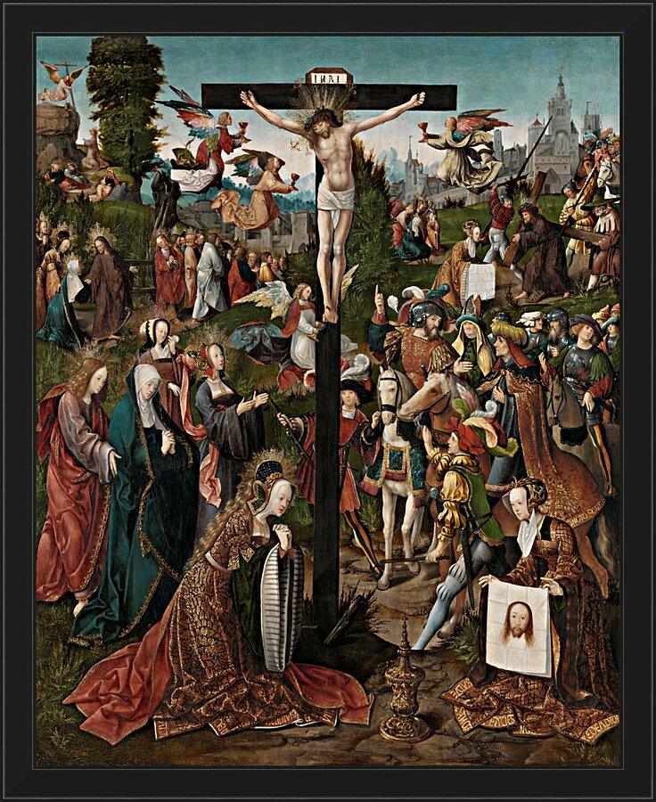 Wall Frame Black - Crucifixion by Museum Art