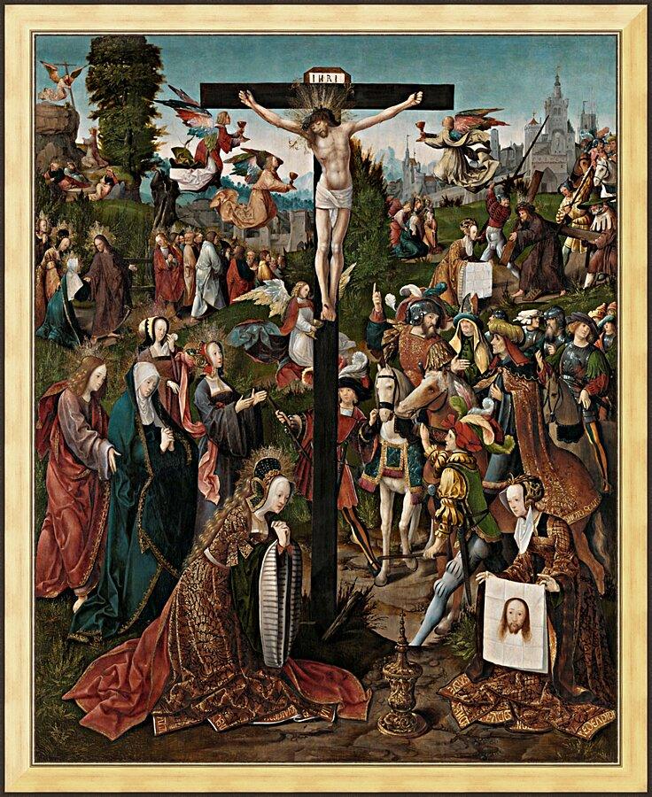 Wall Frame Gold - Crucifixion by Museum Art – Trinity Stores
