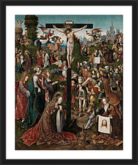Wall Frame Black - Crucifixion by Museum Art