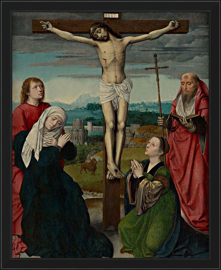 Wall Frame Black - Crucifixion by Museum Art