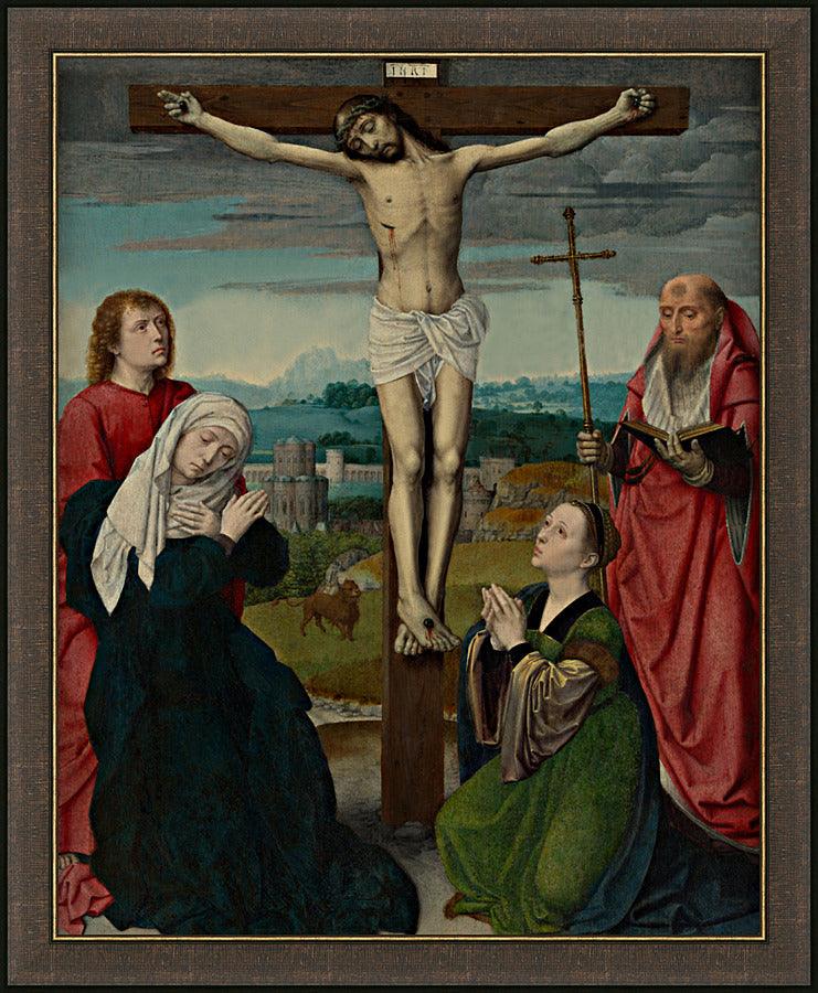 Wall Frame Espresso - Crucifixion by Museum Art - Trinity Stores